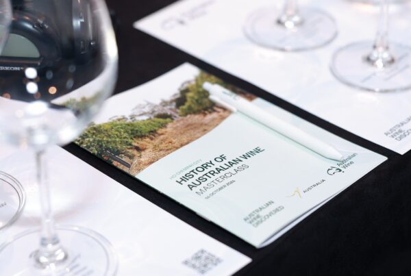 History of Australian Wine Masterclass book